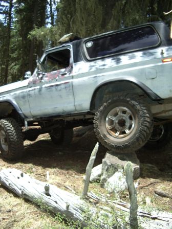 1978 Ford Bronco - This 1978 Ford Bronco is navigating a challenging off-road course.
