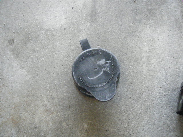 Black plastic cap with 'DELCO PRODUCTS DAYTON, OHIO' and 'MADE IN U.S.A.' text