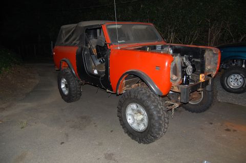 1994 Ford Bronco - This off-road vehicle appears to be an International Scout II, not a 1994 Ford Bronco.