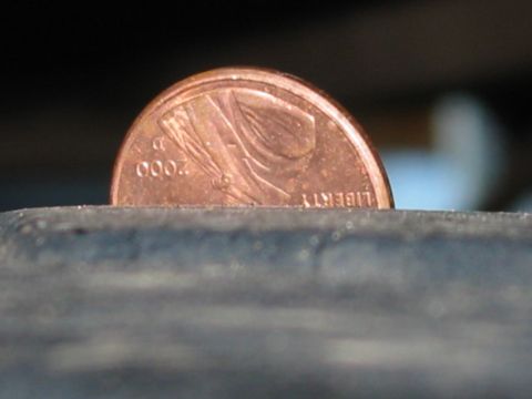 1989 Ford Bronco - Drivers rear tire tread.