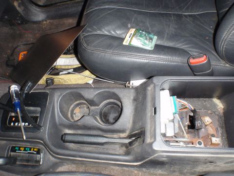 1996 Ford Bronco - Console before the project