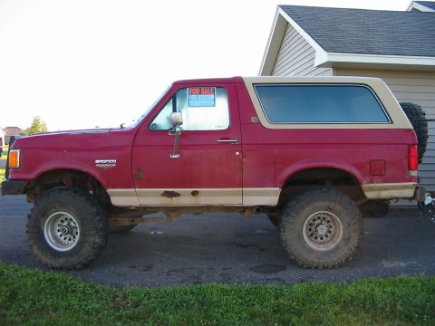 1989 Ford Bronco - Drivers side.