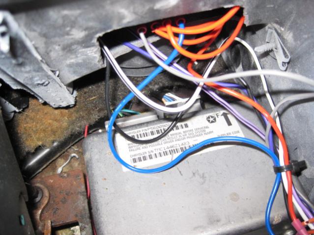wiring that leaves the shifter.  A logic table was used to actuate all the gears.