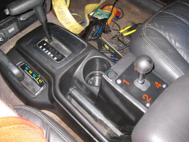 finished console with everything in.  sooo sexy