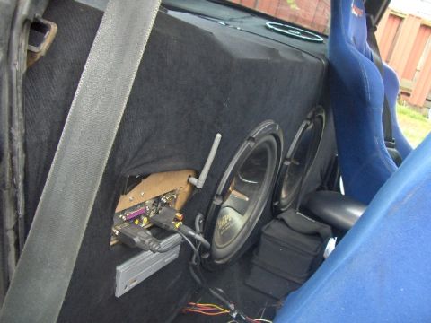 1993 Ford Probe - Rear seat delete update, prepping for glass