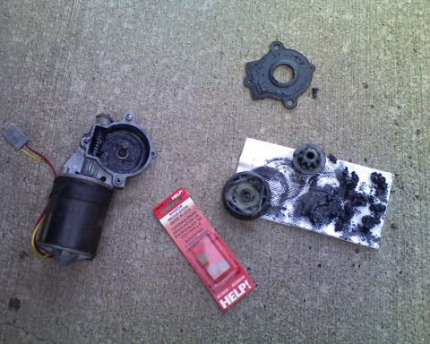 1987 Ford Bronco - What's left of the old bushings & the new ones in the package from Advance