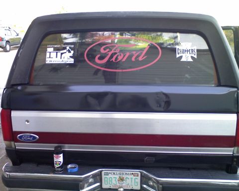 1987 Ford Bronco - Walmart can of Krylon