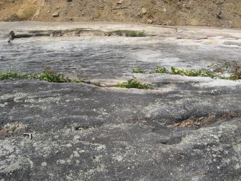 1978 Ford Bronco - The image shows a natural scene of rocky terrain with vegetation, not a vehicle.