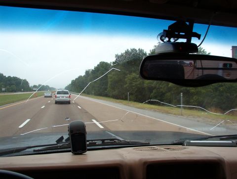 1983 Ford Bronco - Yes, officer: I can see out the back.