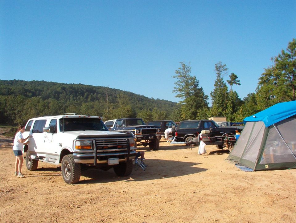 Camp, early Saturday morning after all the alarm clocks (kids & dogs) went off.