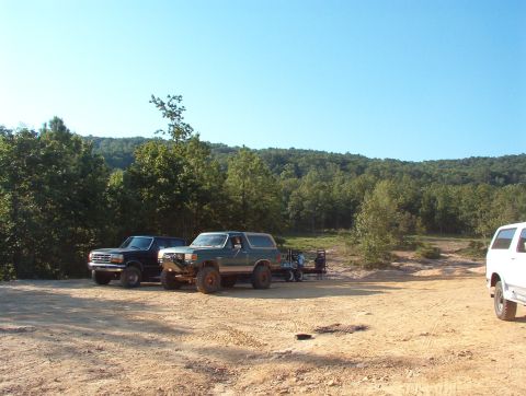1983 Ford Bronco - Camp, early Saturday morning after all the alarm clocks (kids & dogs) went off.