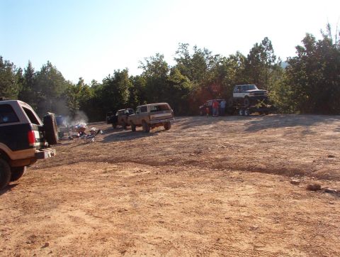 1983 Ford Bronco - Camp, early Saturday morning after all the alarm clocks (kids & dogs) went off.