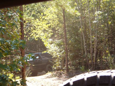 1983 Ford Bronco - The milder trucks decided to accompany me on my mapping run, which began the same as the previous evening's short ride. Rescue was up front…