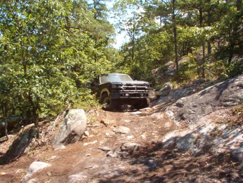 1983 Ford Bronco - Just North of Traction (52), I found a good steep rock face to climb, and made it onto this narrow ledge on the 2nd try. [url=http://www.su…