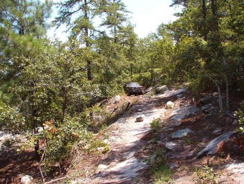 1983 Ford Bronco - Just North of Traction (52), I found a good steep rock face to climb, and made it onto this narrow ledge on the 2nd try. [url=http://www.su…