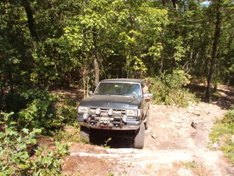 1983 Ford Bronco - Rescue decided to take Traction (52) and had very little trouble with the bottom section.