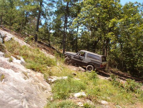 1983 Ford Bronco - Elwood then followed Rescue up Traction (52) with no problem.
