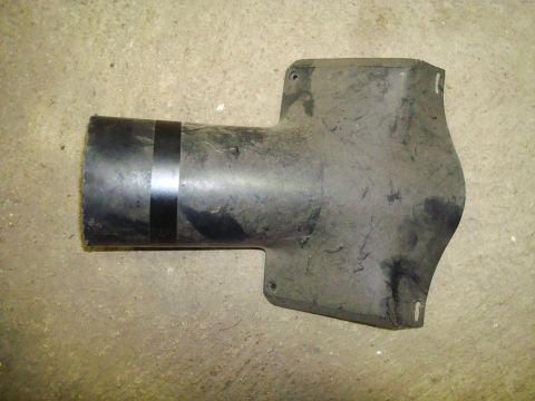 1995 Ford Bronco - A black plastic automotive part is shown against a concrete background.