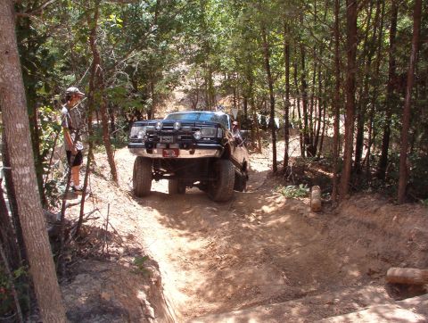 1983 Ford Bronco - Rescue had already done Plate Hill, so he took on Log Jam (43).