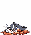 1990 Ford Bronco - Cartoon character Bugs Bunny is shown with carrots.