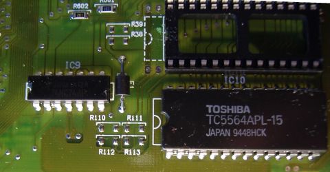1995 Ford Probe - This is the location of the R113 connection which must be jumpered. This one has not yet been jumped.