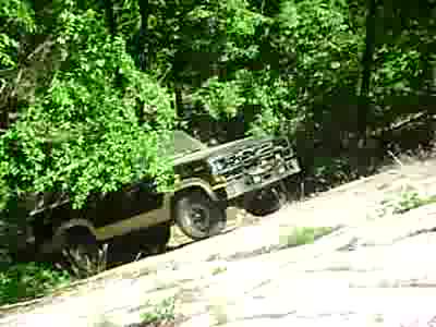 1990 Ford Bronco - Steve going up up up.