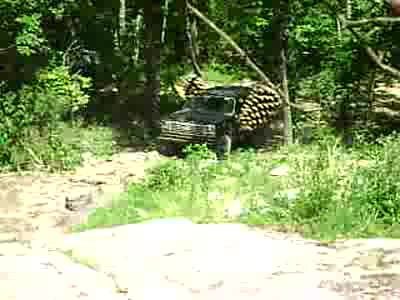 1990 Ford Bronco - Elwood and Trevor following Sam up