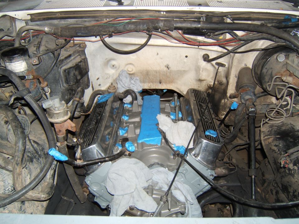 Took a bit of convincing, but, motor finally in.
