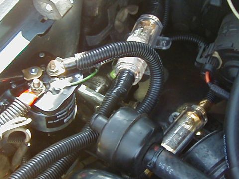 1995 Ford Bronco - 200 amp relay and 60 amp fuse holder.