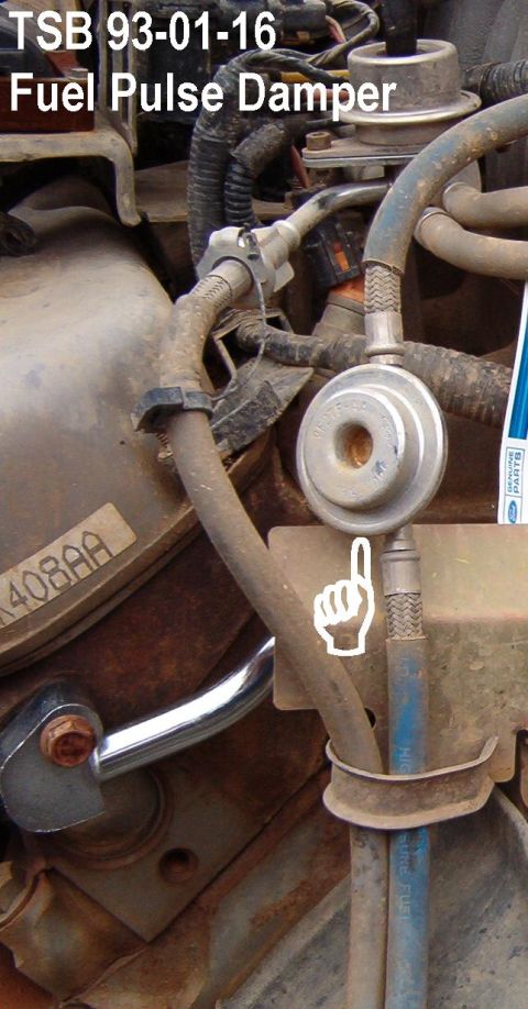 1983 Ford Bronco - TSB 93-01-16 Fuel Pulse Damper 4.9L TSB 93-13-09 Fuel Pulse Damper 5.8L Publication Date: JANUARY 5, 1993 LIGHT TRUCK: 1992-93 BRONCO, F-15…