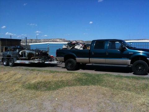 1999 Ford F-250 - 3 zuks in the bed