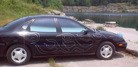 Flames - 1999 Ford Taurus