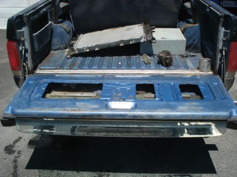 1990 Ford Bronco - No rust found yet. I want to sand the paint on lower part of the panel to make sure before final sale. All complete except access panel.