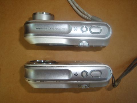 1993 Ford Taurus - Two Sony DSC-P200 digital cameras are shown side-by-side.