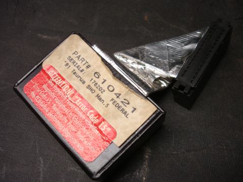 1990 Ford Taurus - Engine control module labeled for a 1991 Ford Taurus SHO, showing part number 610421.