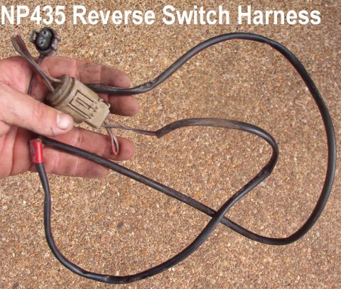 1983 Ford Bronco - NP435 Reverse Switch Harness
