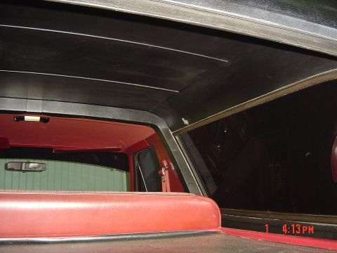 1986 Ford Bronco - The factory setup. No headliner, just black fiberglass. This thing gets so hot on sunny summer days that it will litteraly burn your hand.…