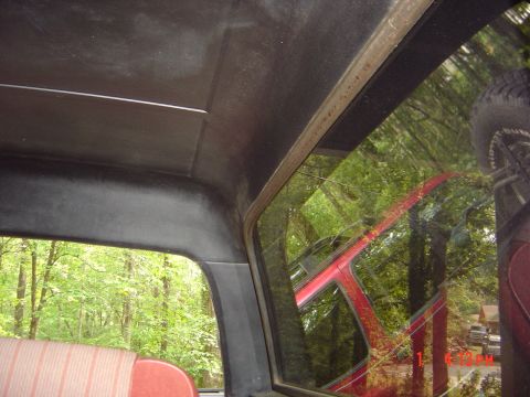 1986 Ford Bronco - The headliner is suppoesd to simply pop into place and rest on top of the seals for the window. They are slightly diferant than the newer o…