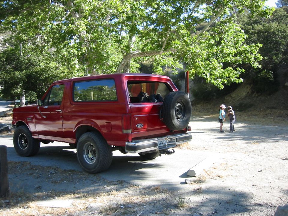 At the campsite