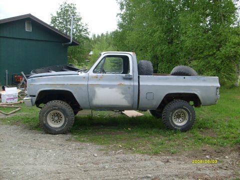 1984 Chevrolet Blazer - This pickup truck appears to be from the 1970s, not the 1980s.