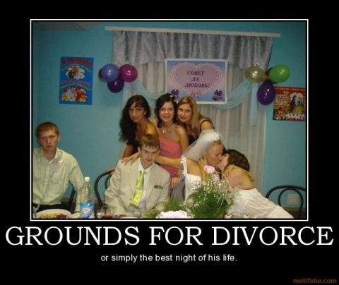 2001 Ford F-150 - A humorous meme with text 'GROUNDS FOR DIVORCE' overlaid on a photo of a gathering.