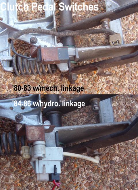 1983 Ford Bronco - Clutch Switch Details '80-86