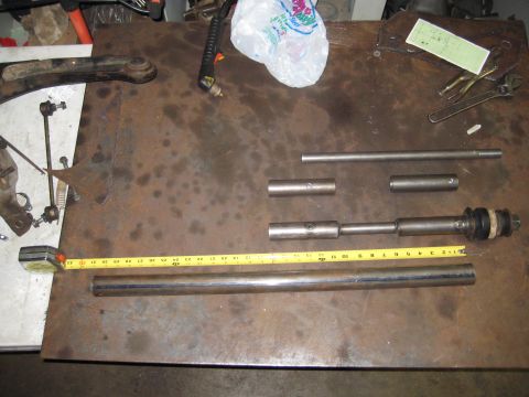1990 Ford Bronco - The top tube of the radius arms, and corresponding Bushing pin lengths/depths.