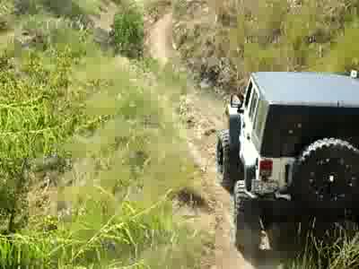 2007 Jeep Wrangler - Big ole nasty hill