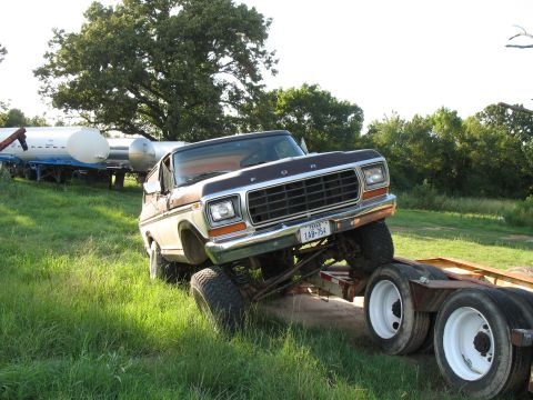 1979 Ford Bronco - I maxed out the TRE at the pitman here