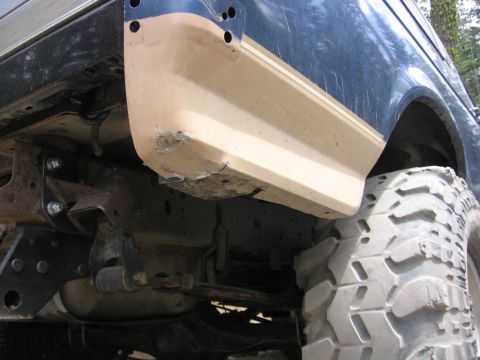 1989 Ford Bronco - The side trim and overall body style are consistent with a 1989 Ford Bronco.