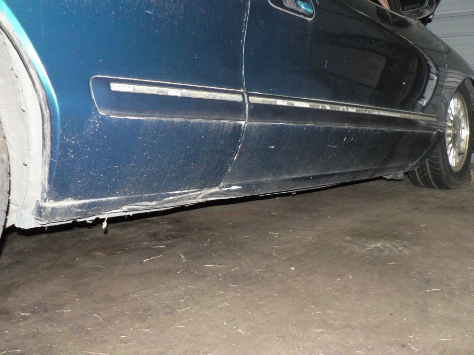 Passenger side rocker panel