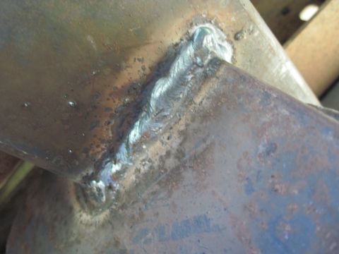 1979 Ford Bronco - Terry's welds on the RA drops