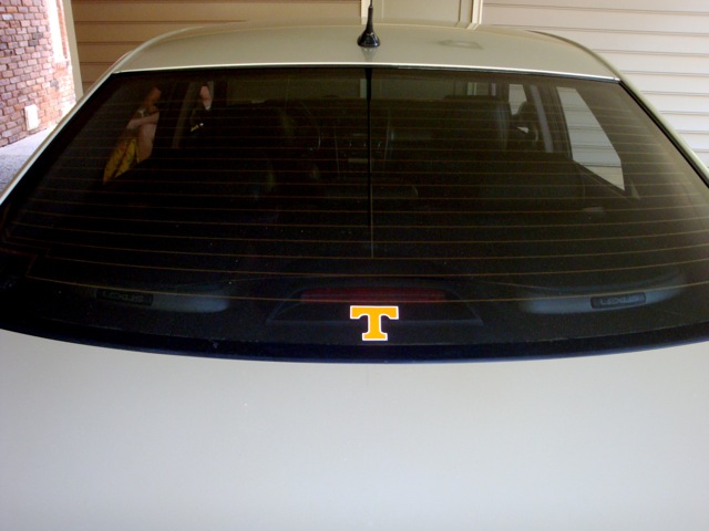 Sticker to represent my school. University of Tennessee