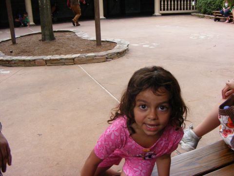 2008 Jeep Cherokee - A young girl in a pink floral shirt is the focus of this outdoor scene.